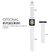 MoKo Apple Watch Band Series 1 Series 2, Soft Silicone Replacement Sports Band for 38mm Apple Watch 2015 & 2016 All Models, FOG (Not fit 42mm Versions)