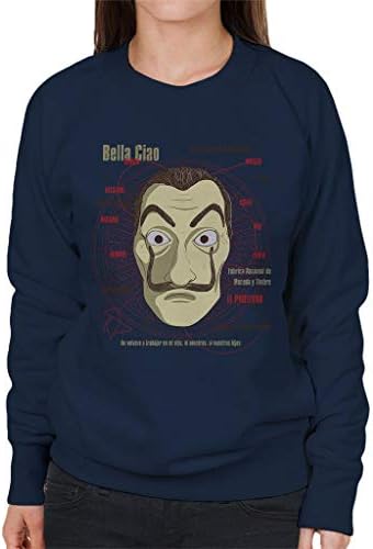 Le Casa De Papel Heist Mask Women's Sweatshirt