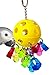 Bonka Bird Toys 1938 Paci Pull Colorful Pacifier Ring Acrylic Parrot Parrotlet Budgie Quaker African