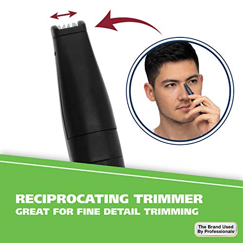 Wahl 3in1 Lithium Pen Detail Trimmer with Interchangeable Heads for