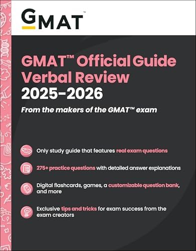 GMAT Official Guide 2025 - 2026: Book + Online Question Bank: GMAC