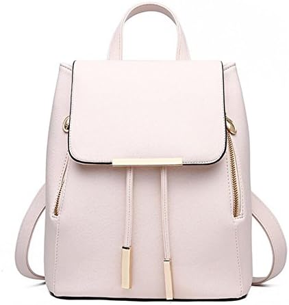 Women Backpack Purse PU Washed Leather Large Capacity Ladies Rucksack Shoulder Bag