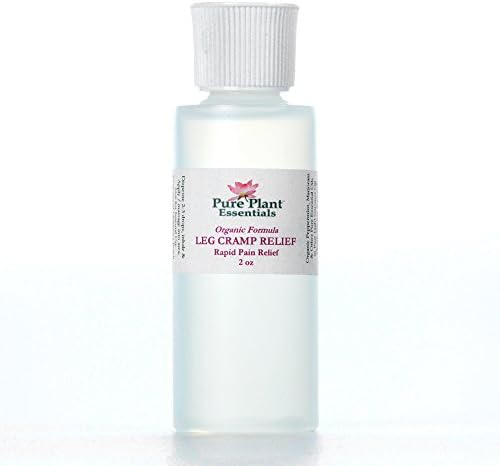 100% Pure Leg Cramp Relief Therapy with Organic and Wild Crafted Essential Oils in Light Coconut Oil – Fast-Acting, 2 Ounce