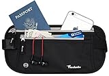 Travelambo Money Belt, RFID Blocking, Travel Wallet, Passort Holder