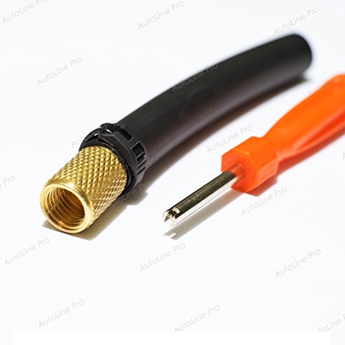 EVAP Service Port Adapter Adaptor Connector Kit w/ Valve Removal Tool Smoke Leak Tester