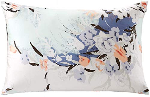 floral silk pillowcase