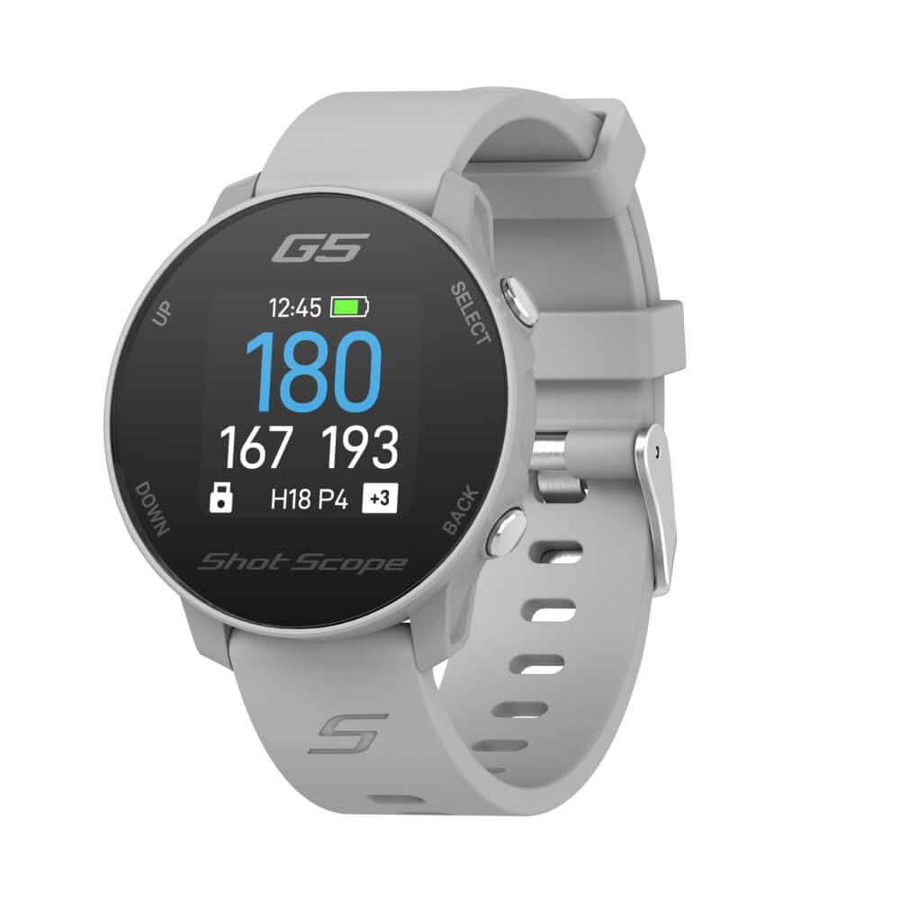 Shot Scope G5 Golf GPS Watch (Grey)
