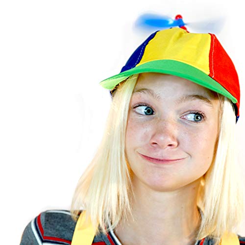 2 Rainbow+Propeller+Spinner+Hat+Adjustable