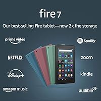 Fire 7 tablet, 7” display, 16 GB, (2019 release), Plum