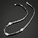 Zealmer Shoopic Magnetic Therapy Necklace Crystal Hematite Beads Choker Necklace