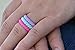 FluxActive Silicone Wedding Ring for Women (8 Pack) Thin Stackable Rubber Bands - Woven Pattern (Lavender, Teal, Midnight Blue, White, Fuchsia, Gray, Lime Green, Light Blue, 6)