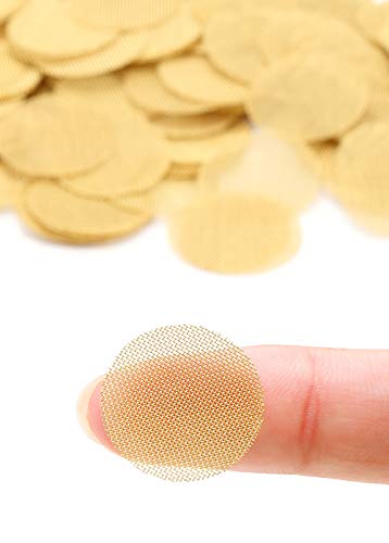 200 Pieces 100% Brass Pipe Screens, Brass Pipe Screen Filters with Metal Box (3/4 Inch) - Thumbnail 5