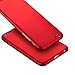 AutumnFall New Hybrid Tempered Glass+Acrylic Hard Case Cover for iPhone 6s Plus (Red)