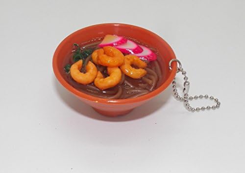3" Cute Udon Ramen Soba Japanese Noodle Soup Bowl Charm Key Chain #5