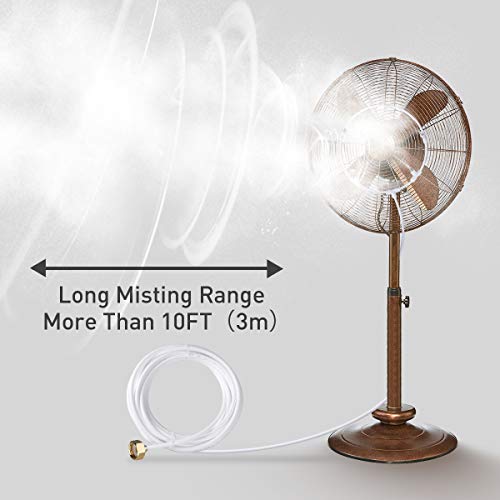 homenote Fan Misting Kit for a Cool Patio Breeze 19.36FT (5.9M) Misting