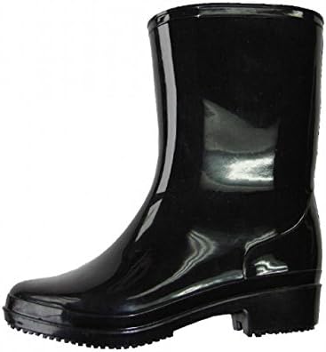 TradingBuzz Let IT Rain! keep your feet dry with Easy On/Off Women’s 100% Waterproof Ankle height Rain Boots (6)