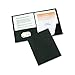 Avery Two Pocket Folders with 3 Prong Fasteners, Holds 70 Sheets, 25 Black Folders (47978)