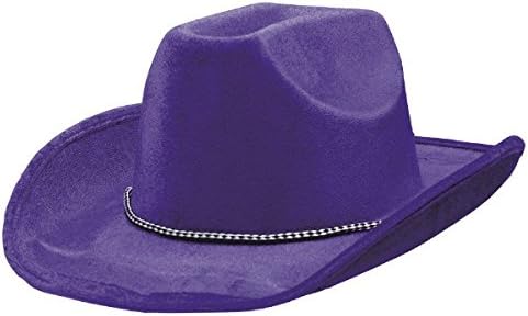 purple cowboy hat