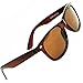Eye Love Polarized Sunglasses for Men and Women, Glare-Free, 100 percent Uv Blocking, 5 plus Colors (Glossy Brown Frame, Brown High Definition Polarized Lenses)