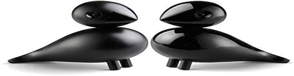 Kay Bojesen Pair of 9 cm Singing Birds Black