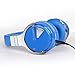 COWIN E7 Active Noise Cancelling Headphones Bluetooth Headphones with Microphone Deep Bass Wireless Headphones Over Ear, Comfortable Protein Earpads, 30 Hours Playtime for Travel/Work, Blue
