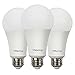 A21 LED Light Bulb 20W (150W Equivalent), 2200 Lumens 2700K Soft White (Comfortable Warm White), E26 Medium Screw Base, Not-Dimmable, UL Listed, XMprimo - 3 Pack