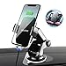 YOUSTOO Wireless Car Charger Mount, Automatic Sensing Clamping Car Mount Holder, 7.5w/10w Qi Fast Charging Car Phone Holder Compatible with iPhone Xs/Xs Max/XR/X/ 8/8 Plus, Samsung Galaxy (Black)