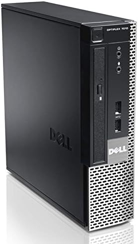 Refurbished Dell Desktop Optiplex 7010 USFF - Intel Core i5-3470s 2.9GHz, 8GB DDR3 RAM, 120GB SSD, Windows 10 Pro