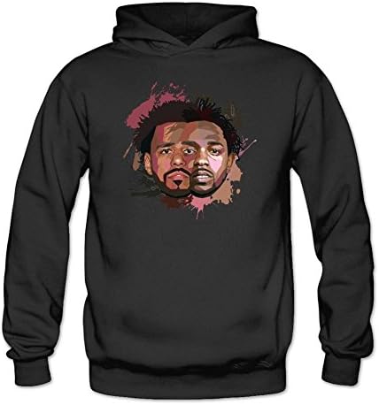 DLQUEEN Women's Kendrick Lamar &amp; J Cole Hooded Sweatshirt / Hoodie Size XXL Black