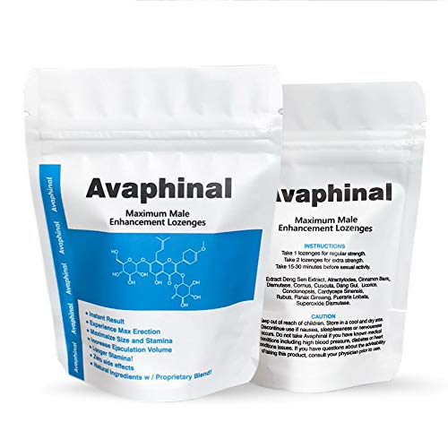 Avaphinal Maximum Male Energy Lozenges Male Hard Candy (Ginseng, Pack