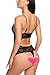 Avidlove Women Sexy Lingerie Scalloped Babydoll Mini Teddy Transparent Outfits
