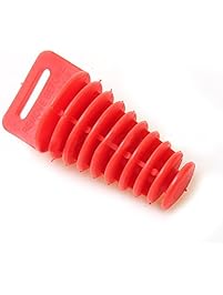 Exhaust Pipe Muffler Wash Plug Remove Before Start Engine For 2 and 4Stroke Motorcycle Dirt Bike (1 PC Red)