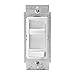Leviton 6674-P0W SureSlide Universal 150-Watt LED and CFL/600-Watt Incandescent Dimmer, White (2 Pack)