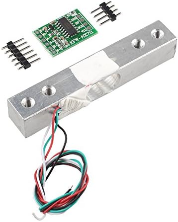 Portable Electronic Weight Sensor Load Cell Weighing Sensor (5KG) + HX711 Weighing Sensors Ad Module for Arduino Raspberry Pi DIY Etc