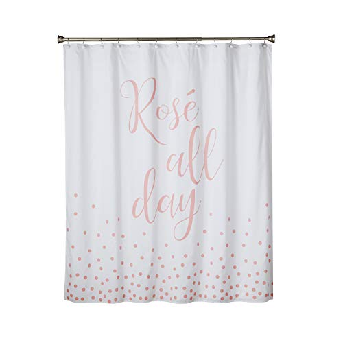 SKL Home Rose All Day Shower Curtain, Pink