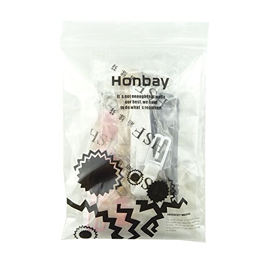 Honbay Women's 4PCS Non-slip Elastic Adjustable Bra Strap Holder