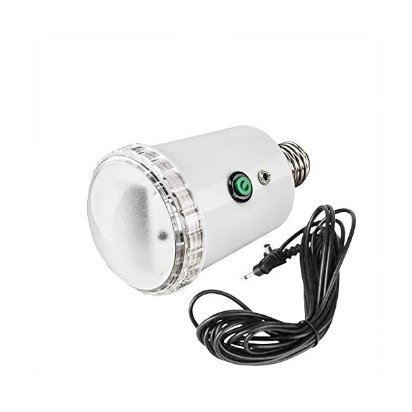 Walimex Pro 40W Synchronblitzlampe, Schwarz – Studioblitz Studioleuchte mit Fotozelle Sync