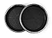 Sapphire USA Decorative Heavy Duty Tray/Saucer (2 Pack) Rustic Medieval/French Country Look, Pot/Planter Base for Indoor/Outdoor Decor Use. Long Lasting, Reusable Light Weight (7 inches, Silver)