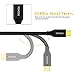 USB Type C Cable, TINGGAOLI USB C Cable [5PACK-1x1FT, 2x3.3FT, 2x6.5FT] Nylon Braided USB C to USB A Charger Cord for Samsung Galaxy Note S9 S8, Pixel 2 XL,LG V30 V20, Nintendo Switch and More