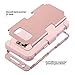 ULAK Galaxy S7 Case, S7 Case, Slim Corner Protection Hybrid Dual Layer Shock Absorbing Impact Resist Case Cover for Samsung Galaxy S7, Rose Gold