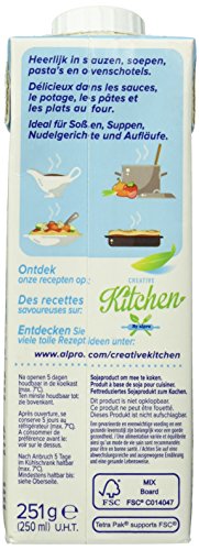 Alpro Cooking Soya Light â Vegane Kochcreme aus Soja mit neutralem Geschmack für heiÃe und kalte Gerichte â 15 x 250 ml – Bild 4