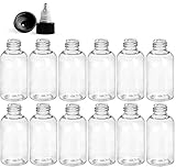 2 Ounce Boston Round Bottles, PET Plastic Empty