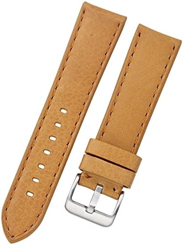 Toscana PANERAI Style Tan Italian Leather Strap with Matching Stitching LBV-98220M-0002 (22mm)