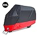 AOAFUN Motorcycle Cover, All Season Waterproof Outdoor Protection,2 Stainless Steel Lock-Holes Design, Fits up to 108
