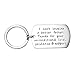 CJ&M Dad Keychain,Father's Day Gift - I Can't Imagine a better father, Dad Gift, Father Keychain,Gift for Dad from Daddy's Girl or Boy