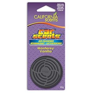 California Scents Luchtverfrisser Monterey Vanilla op kaart