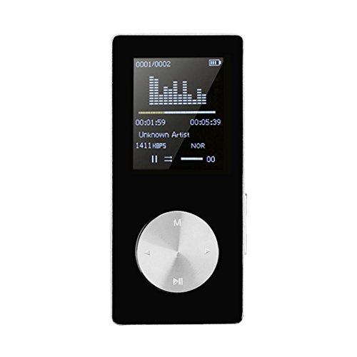 DZT1968 1.8'' TFT 4/8/16G Fast charge MP3 HiFi Lossless Music Player FM TF Card (16G, Silver) - Thumbnail 2