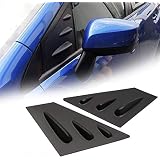 YUZHONGTIAN 2015-2019 for Subaru WRX, STi Car Accessories Window Scoop Louvers Cover ABS 2PCS (Matte Black)