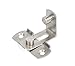 90 Degree Right Angle Lock for Locking Sliding barn Door Locks and latches Satin Chrome Door latches