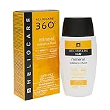 Heliocare 360º Mineral Tolerance Fluid Spf50+ 50ml - All Type of Skins - Regenerate and Moisturize Your Skin - Combat Dryness - Provides Intense and Deep Hydration